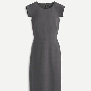 J. Crew Grey Wool Size 0 Resume Dress